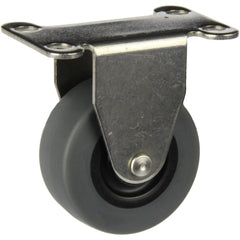 LSSGRA50F - 40 kg Fixed Plate Grey 50mm Stainless Steel TPE