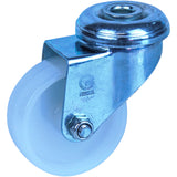 LZH05020-NNP - 60 Kg Bolt-Hole 50mm White Nylon