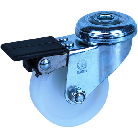 LZHW05020-NNP <span>60 Kg Bolt-Hole Wheel Brake 50mm White Nylon</span>