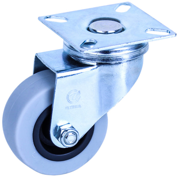 LZS05020-TPP <span>40 Kg Swivel Plate 50mm Grey TPE</span>