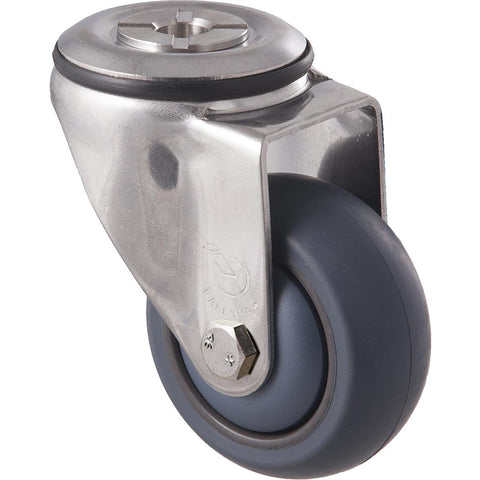 MJA75G/MSH <span>85 Kg Stainless Steel Bolt-Hole 75mm Grey TPE</span>