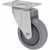 MJQ100GGH - MJQ100G/MPPGH 85 Kg Swivel Plate 100mm Grey TPE w/ Graphite Thread Guard