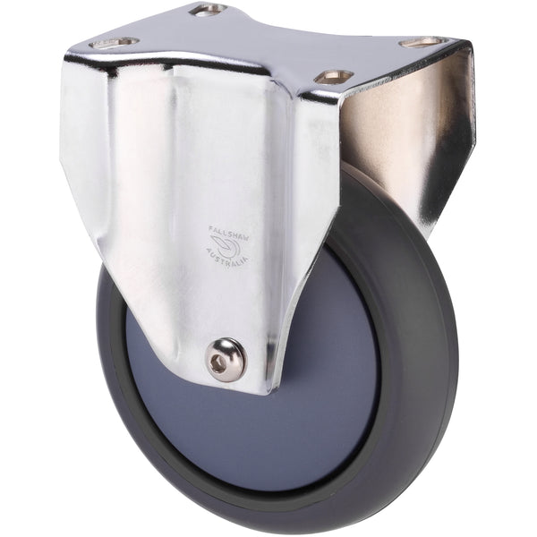 MJQ125GBN - MJQ125G/MCFBN <span>85 Kg Chrome Plated Fixed Plate 125mm Grey TPE w/ Bluestone Colourway</span>