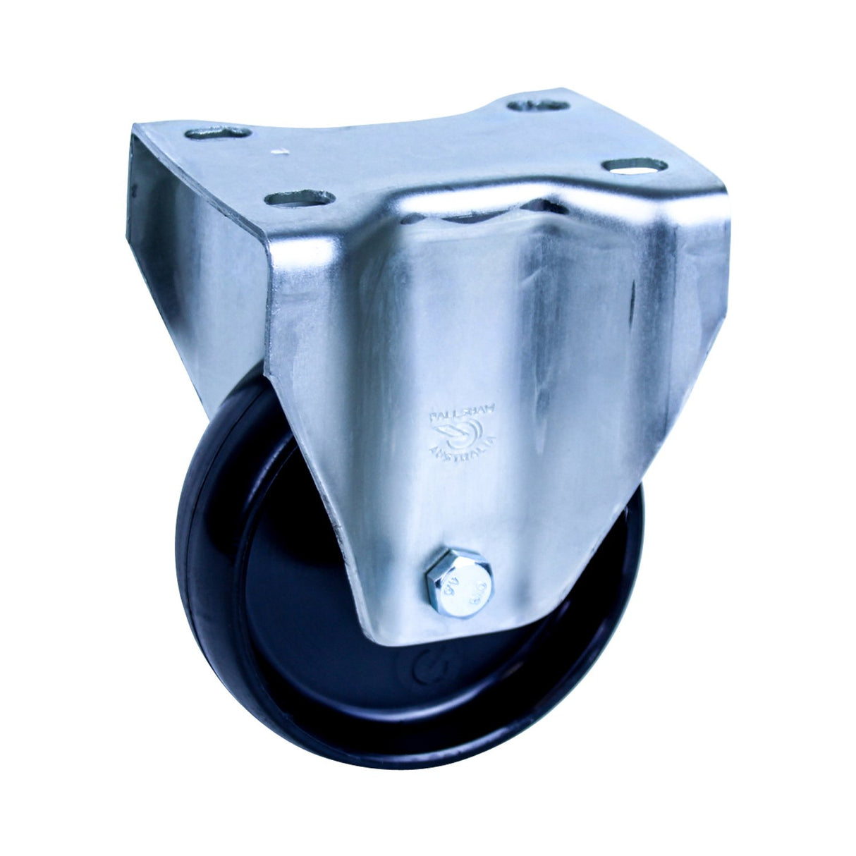 MNN100/MZF - 150 Kg Fixed Plate 100mm Black Nylon