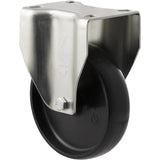 MNN125/MZF - 150 Kg Fixed Plate 125mm Black Nylon