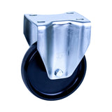 MNN125/MZF - 150 Kg Fixed Plate 125mm Black Nylon