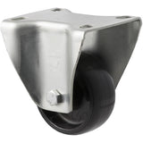 MNN75/MZF - 150 Kg Fixed Plate 75mm Black Nylon