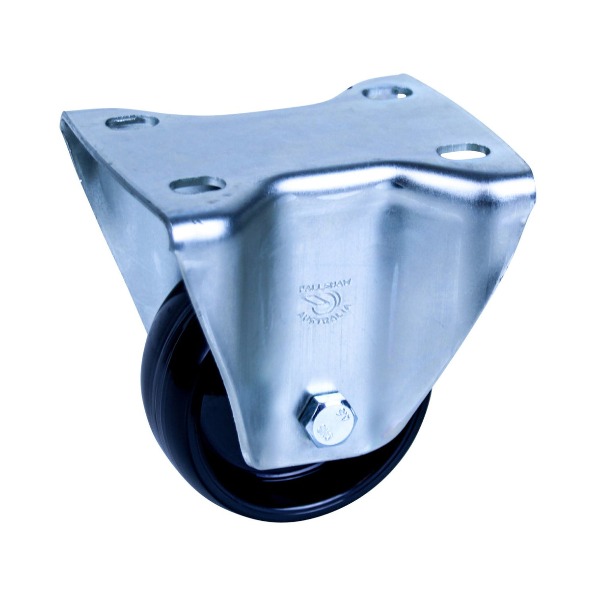 MNN75/MZF - 150 Kg Fixed Plate 75mm Black Nylon