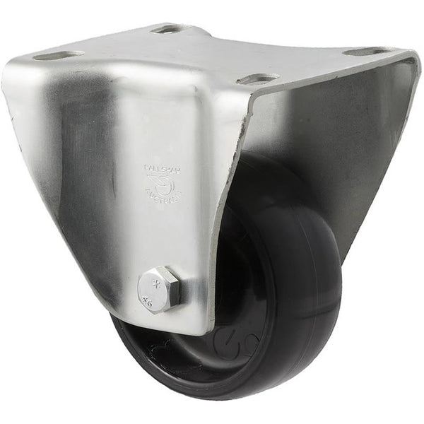 MNN75/MZF <span>150 Kg Fixed Plate 75mm Black Nylon</span>