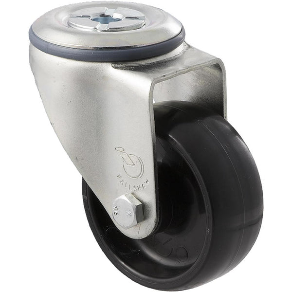 MNN75/MZH <span>150 Kg Bolt-Hole 75mm Black Nylon</span>