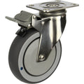 Swivel Braked - Plate Mount