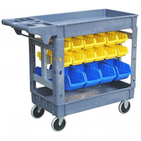 MUD132 250 Kg Double Deck Utility Cart </span><span style="color: #ff2a00;"><strong>In-store pickup required</strong></span>