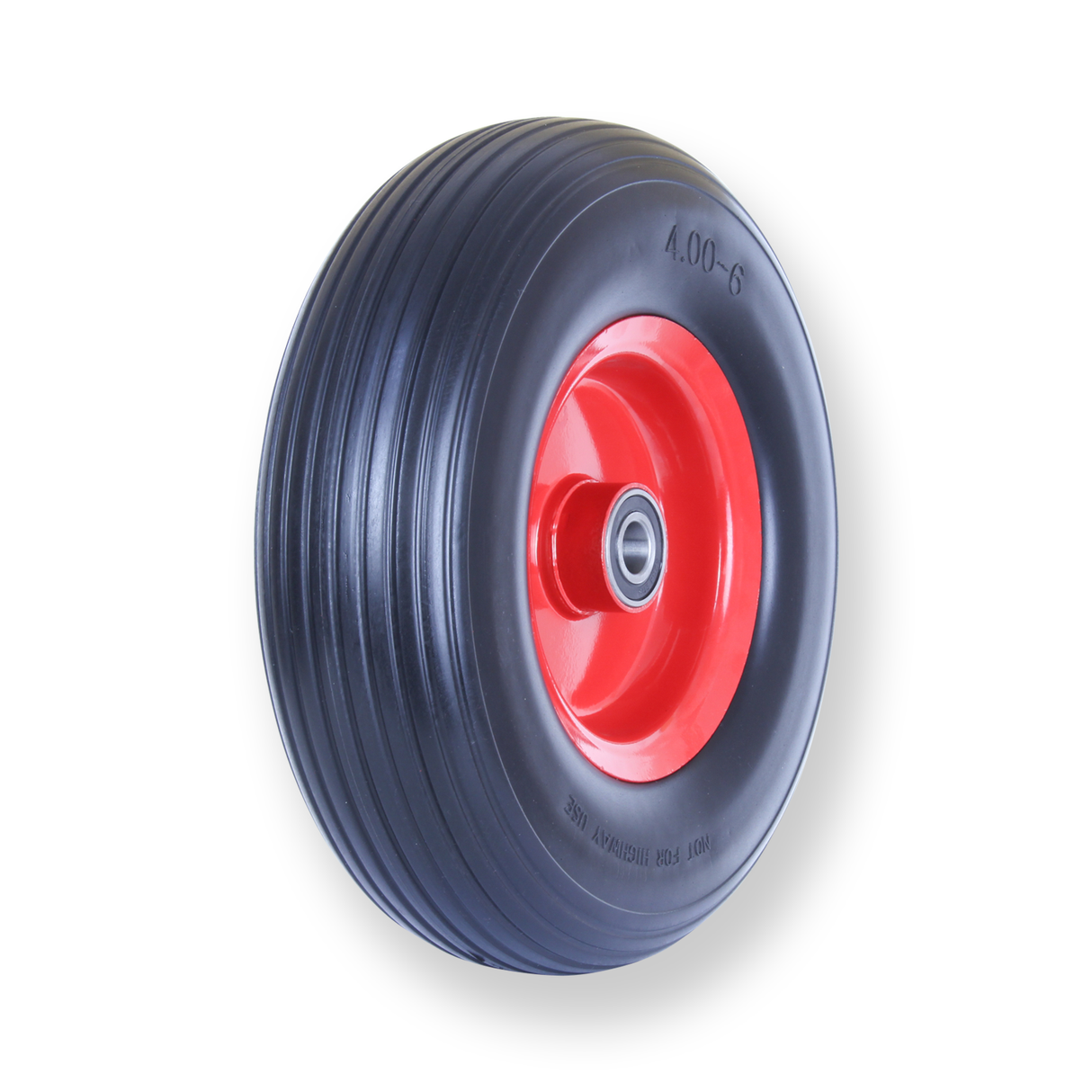 F400X6SB20-O/S - 100 Kg Puncture Proof Pneumatic Wheel
