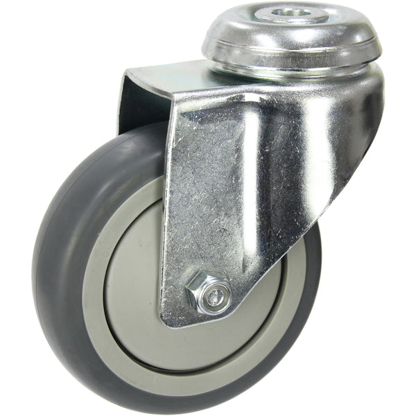 MZGRQ100BH <span>100 Kg Bolt-Hole 100mm Grey Rubber</span>