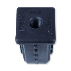 Mantova 38 x 38 x M12 38mm x 38mm Square Plastic Thread Threaded Tube Insert