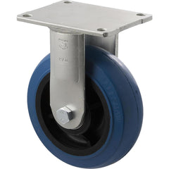 OBQ150/HZF - 400 kg Fixed Plate 150mm Blue Rubber