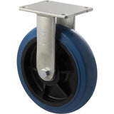 OBQ200/HZF - 400 Kg Fixed Plate 200mm Blue Rubber