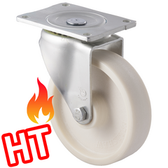 OHH150/OZPHT - 200 kg HIGH TEMP Swivel Plate Glass Filled Nylon 150mm