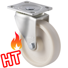 OHH150/OZPHT - 200 kg HIGH TEMP Swivel Plate Glass Filled Nylon 150mm