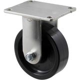 ONR125/HZF - 400 Kg Fixed Plate 125mm Black Nylon