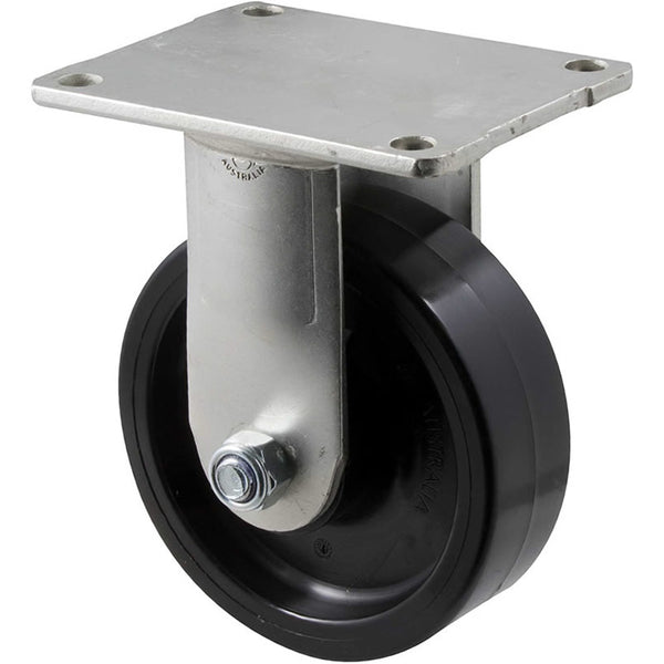 ONR125/HZF <span>400 Kg Fixed Plate 125mm Black Nylon</span>