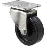 ONR125/OZP - 400 Kg Swivel Plate 125mm Black Nylon