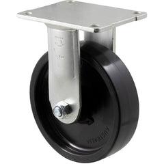 ONR150/HZF - 450 kg Fixed Plate 150mm Black Nylon