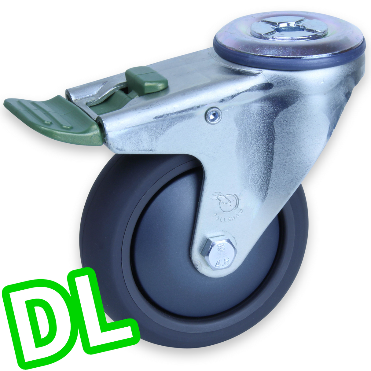 QUQ100G/MZHDL - 100 Kg Bolt-Hole Direction Lock Only 100mm Polyurethane