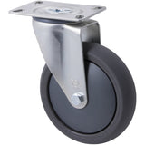 QUQ125G/MZP - 100 Kg Swivel Plate 125mm Polyurethane