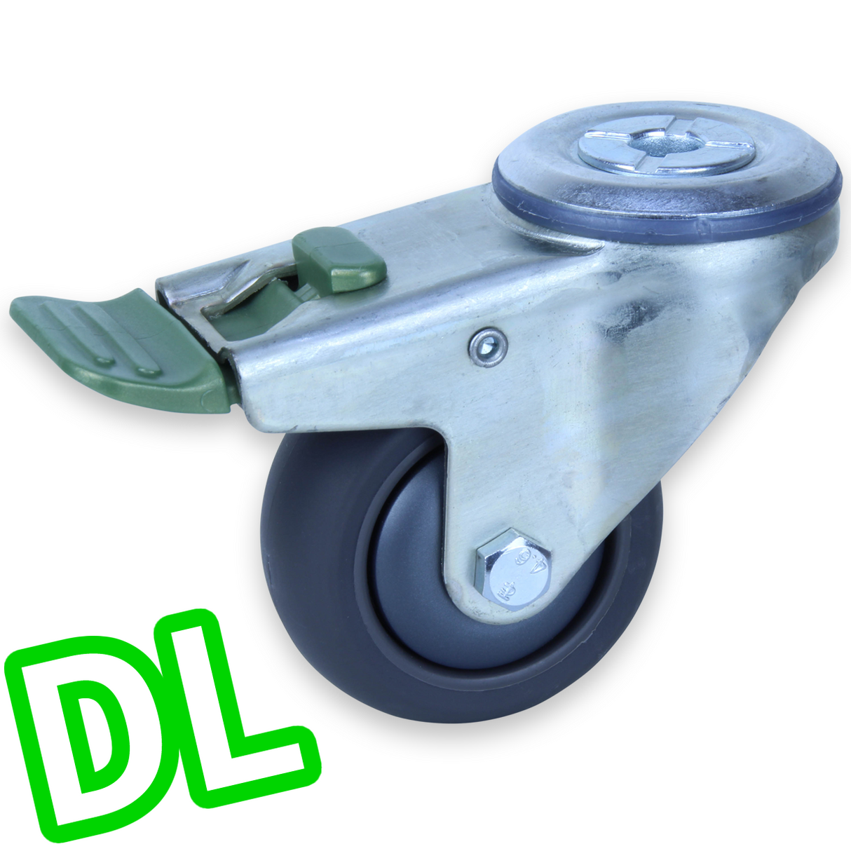 QUQ75G/MZHDL - 100Kg Bolt-Hole Direction Lock Only 75mm Polyurethane