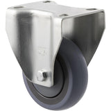 STQ100G/MZF - 100 Kg Fixed Plate 100mm Grey Rubber