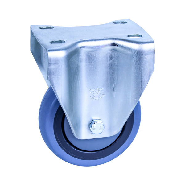 STQ100G/MZF <span>100 Kg Fixed Plate 100mm Grey Rubber</span>