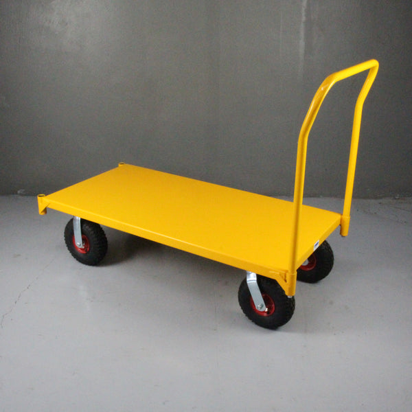 SW078PNEU <span>560 Kg Pneumatic Platform Trolley  </span><span style="color: #ff2a00;"><strong>In-store pickup required</strong></span>