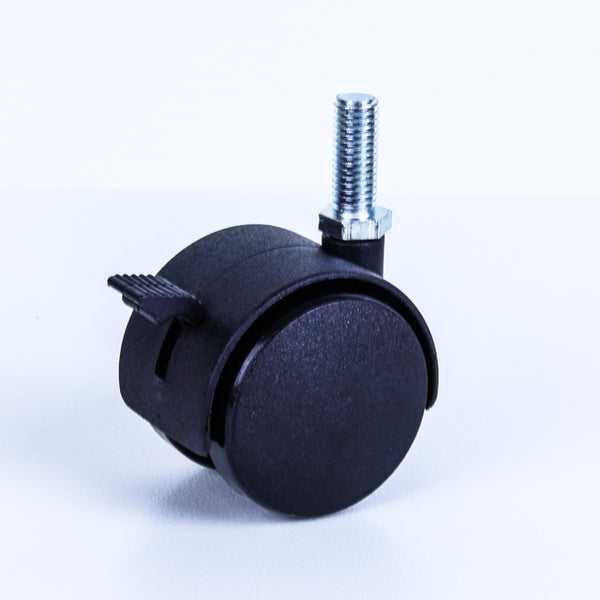 TW50-M10BR <span>40 Kg Swivel M10 Wheel Brake 50mm Nylon</span>