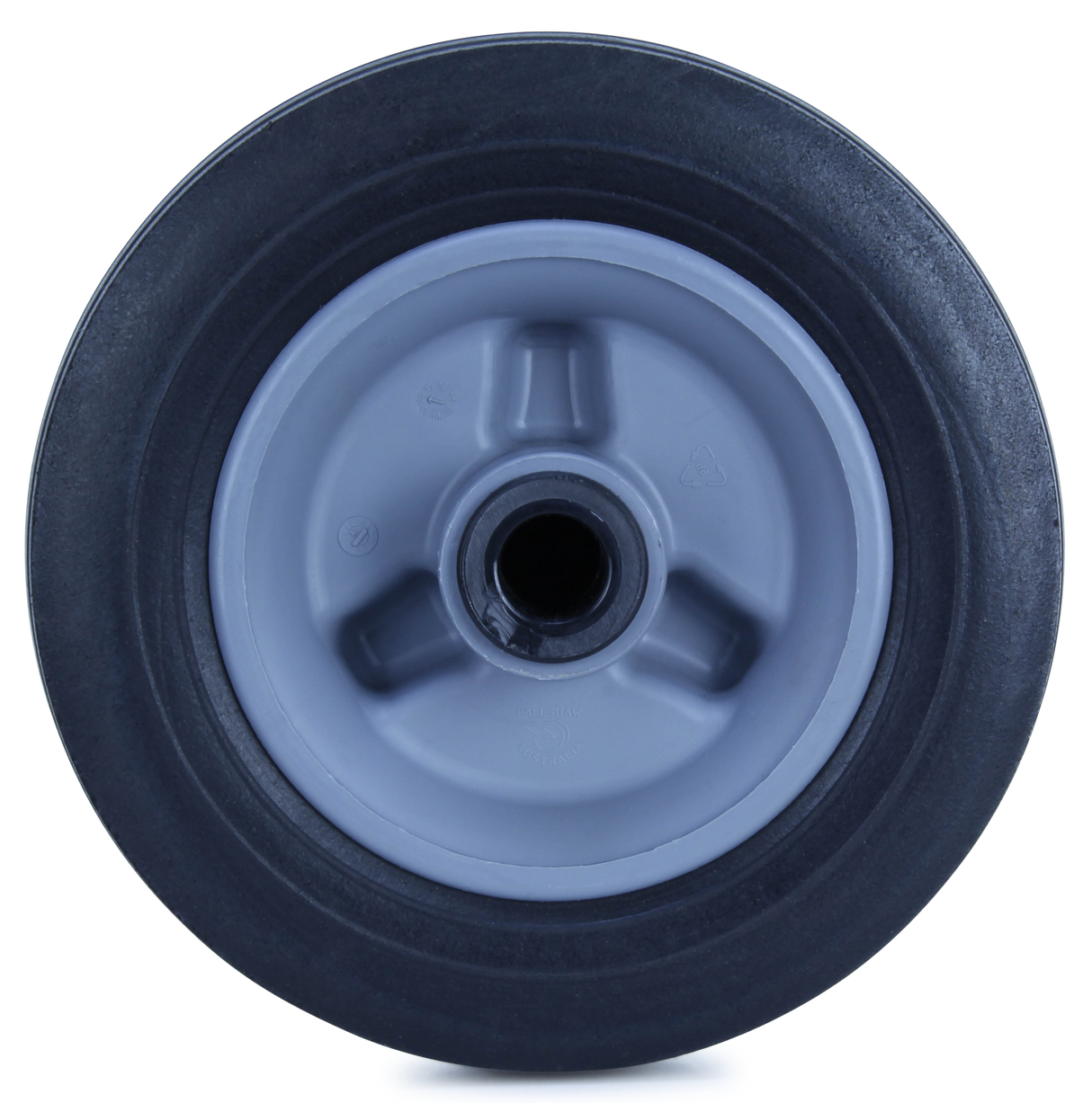 U200/60C-POYA20 - 135 Kg 200mm Black Rubber