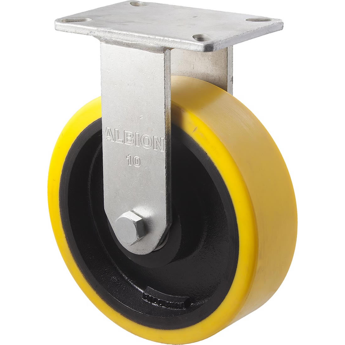 VUQ250/VZF - 2000 Kg Fixed Plate 250mm Polyurethane