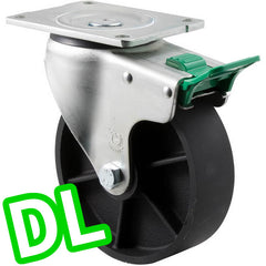 WCI150/OZPDL - 450 kg Swivel Plate Direction Lock Only 150mm Cast Iron