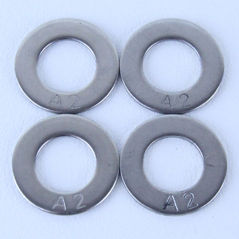 M12 S/S Flat Washer Pack of 4 each