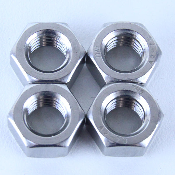 M12 S/S Plain Nut Pack of 4 each