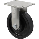 WNQ150/HZF - H SERIES 600 Kg Fixed Plate 150mm Black Nylon