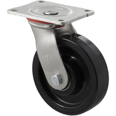 WNQ150/HZP - H SERIES 600 kg Swivel Plate 150mm Black Nylon