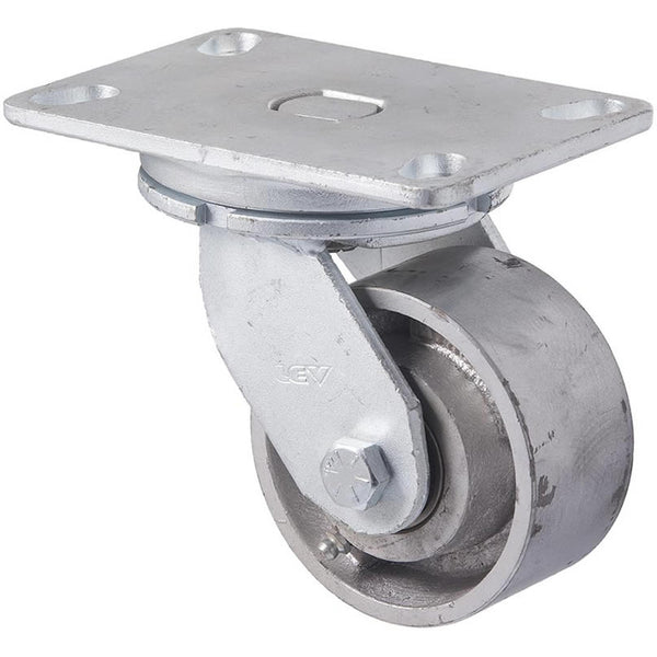 XCQ100/XZP <span>450 Kg Swivel Plate 100mm Cast Iron</span>