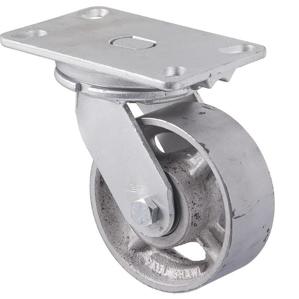 XCQ125/XZP <span>590 Kg Swivel Plate 125mm Cast Iron</span>