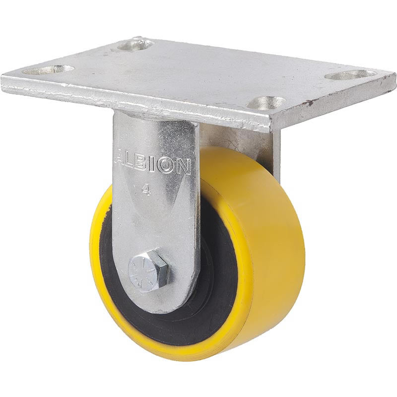 XUQ100/XZF - 600 Kg Fixed Plate 100mm Polyurethane