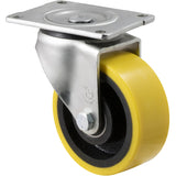 XUQ125/OZP - 450 Kg Swivel Plate 125mm Polyurethane