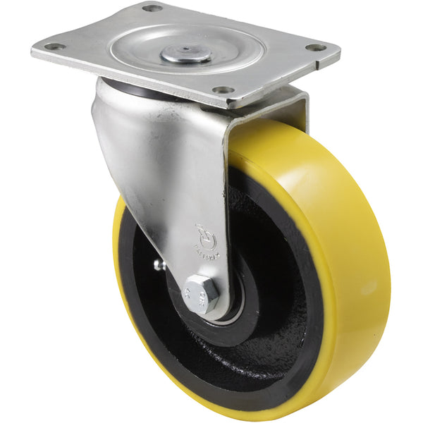 XUQ150/OZP <span>450 Kg Swivel Plate 150mm Polyurethane</span>