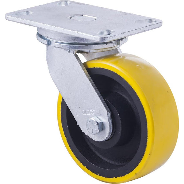 XUQ150/XZP <span>1000 Kg Swivel Plate 150mm Polyurethane</span>