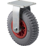 YLGG250/YZF - 100 Kg Fixed Plate 220mm Grey Rubber Pneumatic