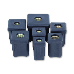 11/30/M8 - 30mm x 30mm Square Stainless Steel Threaded Tube Insert