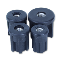 81/51/M12 - 51mm Round Stainless Steel Threaded Tube Insert